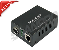 10/100/1000M SFP one port media converter NEW WITH PoE with external power supply