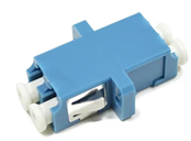 Adaptador de fibra optica Duplex LC UPC- LC UPC SM color Azul