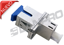 Adaptador hibrido de fibra optica LC -SC (hembra /hembra)-SM