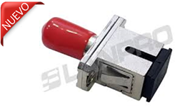 Adaptador hibrido de fibra optica SC -ST (hembra /hembra) SM