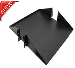 Bandeja de trabajo liviana de doble tamaño para OpenRack™ de dos postes de 19 pulgadas de ancho de la Serie 7000, una altura de 1 U y 600 mm de profundidad. -