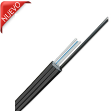 Cable de fibra optica DROP STEEL FIG8-LSZH- SM - 02 PELOS