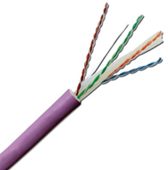 Cable UTP 6A/UTP (Sin blindar)- 305 metros- LSZH color Violeta