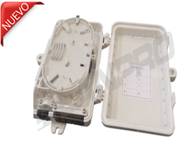 Caja de (04) puertos para fibra optica ( p/ FTTH) - sin adaptadores