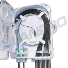 Caja de 24 puertos F.OPT.(con 24 conectores Simplex (incluidos) SM SC UPC)- FTTH-LP-F205BOY07XX