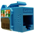 Conector Hembra- categ. 6A / UTP - X CLASS color Azul