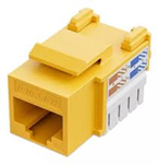 Conector Hembra- categoria 6- X CLASS color Amarillo
