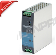 Fuente de poder de 120W con entrada CA de rango completo de 90V a 264V para riel DIN