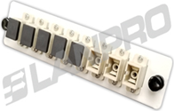 Módulo de panel adaptador UniFiber™ cargado, con 8 piezas- Adaptadores SC Simplex - Multimodo OM1/OM2 - color gris (8 núcleos)- LP-UASCS08MM1