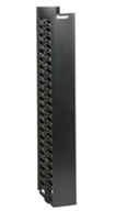 Organizador de cables vertical- doble fila - con tapa- 80 mm x 50 mmx 850 mm (para rack abierto de 42 U)