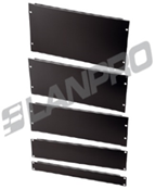 Panel de cierre de 2U 19" (Para racks)