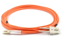 Patch cord de fibra optica Duplex- LSZH - MM OM1 LC UPC- SC UPC x 3,00 metros