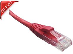 Patch cord U/UTP - categ. 6 - 0,50 mt. -CM color Rojo
