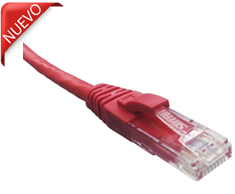 Patch cord U/UTP - categ. 6 - 1,00 mt. -CM color Rojo