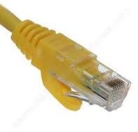 Patch cord U/UTP - categ. 6 - 2.00 mt. -CM color Amarillo
