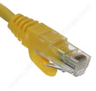 Patch cord U/UTP - categ. 6 - 3.00 mt. -CM color Amarillo