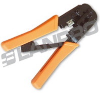 Pinza crimpadora para RJ 45, RJ 11, RJ 14, RJ25 (incluye pelacables)