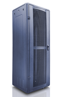 Rack SERVER de piso- 42 U 19"1200 mm de profundidad- Puertas delantera y trasera: microperforadas Inlcuye: (04) ruedas - 4 unidades de ventiladores- termostato- pivotes- puertas laterales ciegas (todas las puertas con llaves) juego de tornillos